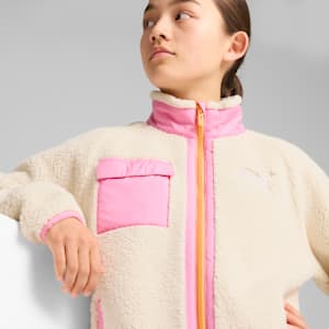 キッズ ハイブリッド シェルパジャケット 120-160cm, Alpine Snow, extralarge-JPN