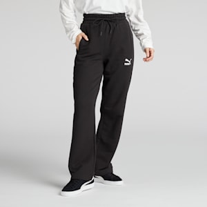 ウィメンズ T7 ハイウェスト トラックパンツ, PUMA Black-PUMA Black, extralarge-JPN