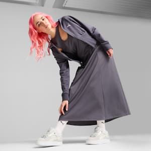 ウィメンズ デア トゥ クロップド フーディー, Galactic Gray, extralarge-JPN