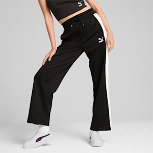 ウィメンズ ICONIC T7 ストレートレッグ トラックパンツ, PUMA Black, extralarge-JPN