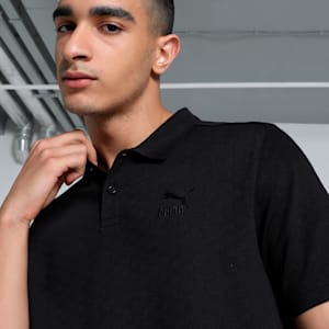 CLASSICS Jacquard Men's Polo, PUMA Black, extralarge-IND