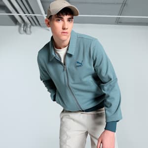 CLASSICS Herringbone Men's Shacket, Gray Skies, extralarge-IND