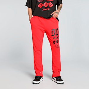 Scoots Trail Blazing Basketball Men's Relaxed Fit Sweatpants, For All Time Red, extralarge-IND