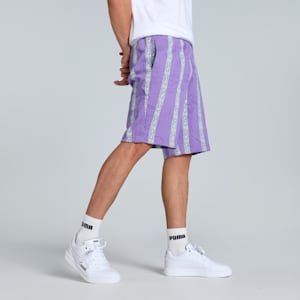 SUPER Printed Men's Shorts, Lavender Fog, extralarge-IND