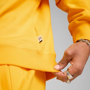 Sudadera estampado MMQ para hombre, Sunny Yellow, extralarge