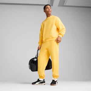 MMQ Men's Graphic Crew, Sunny Yellow, extralarge