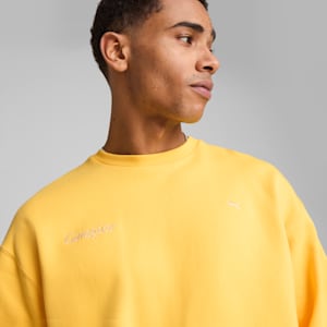 Sudadera estampado MMQ para hombre, Sunny Yellow, extralarge