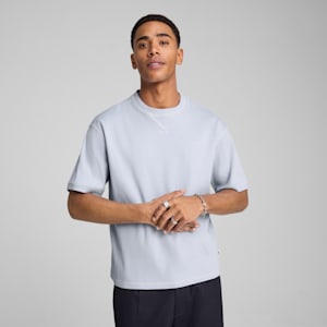 MMQ Men's Relaxed Fit Rib Tee, Cool Weather, extralarge-IND
