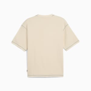 MMQ Men's Relaxed Fit Rib Tee, Alpine Snow, extralarge-IND