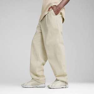 MMQ Men's Oversized Chino Pants, Desert Dust, extralarge-IND