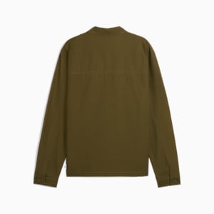 Chamarra camisera MMQ para hombre, Olive Drab, extralarge
