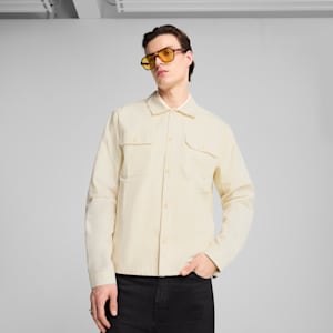 MMQ Ripstop Men's Relaxed Fit Overshirt, Pristine, extralarge-IND