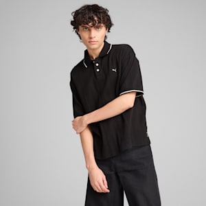 Polo para hombre MMQ, PUMA Black, extralarge