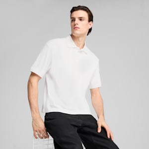 Polo para hombre MMQ, PUMA White, extralarge