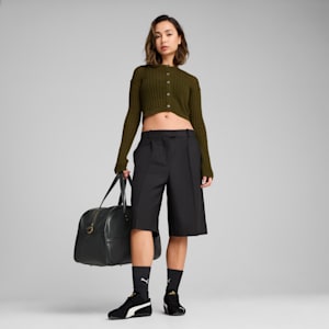 Saco tejido YONA para mujer, Olive Drab, extralarge