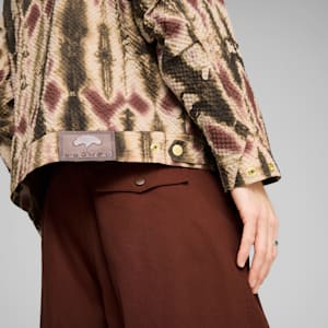 PALAIS ARTISAN Men's Seersucker Jacket, Chocotart, extralarge