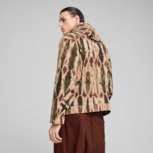 PALAIS ARTISAN Men's Seersucker Jacket, Chocotart, extralarge