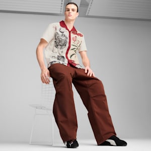 PALAIS ARTISAN Men's Relaxed Fit Shirt, Alpine Snow, extralarge-IND