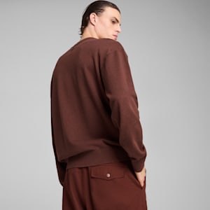 PALAIS ARTISAN Men's Crew Top, Chocotart, extralarge