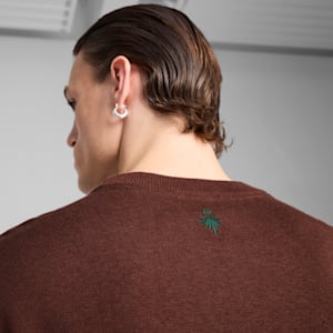 PALAIS ARTISAN Men's Crew Top, Chocotart, extralarge