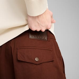 PALAIS ARTISAN Men's Oversized Pants, Chocotart, extralarge-IND