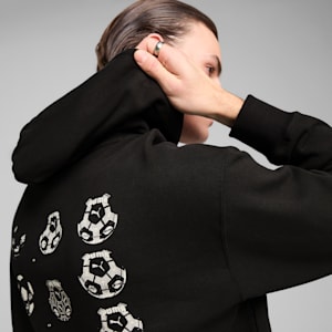 Sudadera con capucha de fútbol para hombre GRAPHICS, PUMA Black, extralarge