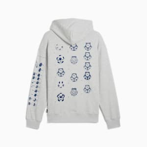 Sudadera con capucha de fútbol para hombre GRAPHICS, Light Gray Heather, extralarge