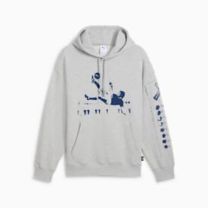 Sudadera con capucha de fútbol para hombre GRAPHICS, Light Gray Heather, extralarge
