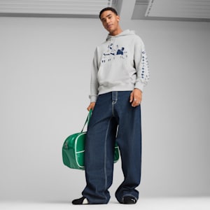 Sudadera con capucha de fútbol para hombre GRAPHICS, Light Gray Heather, extralarge