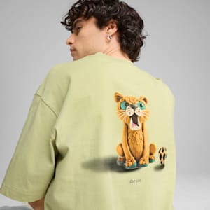 GRAPHICS The PUMA Cat Men's Tee, Pistachio Green, extralarge