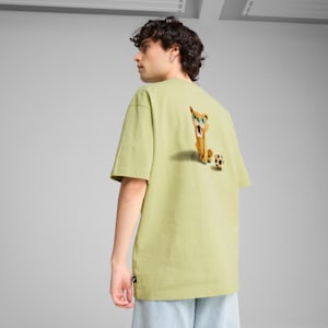 GRAPHICS The PUMA Cat Men's Tee, Pistachio Green, extralarge