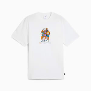 メンズ グラフィックス マラソン 半袖 Tシャツ, PUMA White, extralarge-JPN