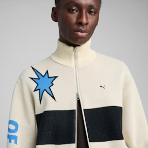 SPECIAL ITEMS Knit Moto Men's Jacket, Alpine Snow, extralarge