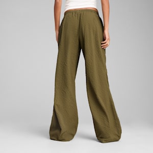 Pants YONA Cloqué para mujer, Olive Drab, extralarge