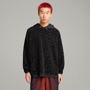Sudadera con capucha unisex PUMA x ARIES, PUMA Black, extralarge