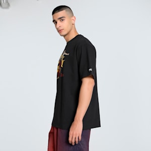 PUMA x ARIES ARISE Relaxed Fit Graphic Tee, PUMA Black, extralarge-IND