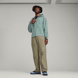 PUMA x LIBERAIDERS Men's Light Jacket, Green Moon, extralarge