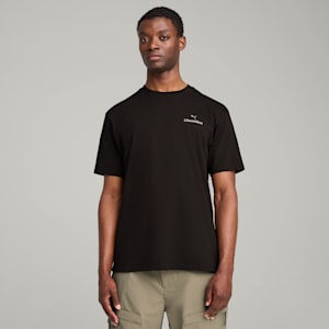 PUMA x LIBERAIDERS Men's Relaxed Fit Tee, PUMA Black, extralarge-IND