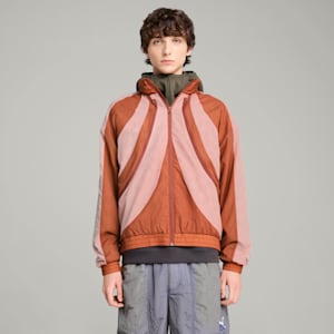 PUMA x KIDSUPER Men's Windbreaker, Pink Fruit, extralarge