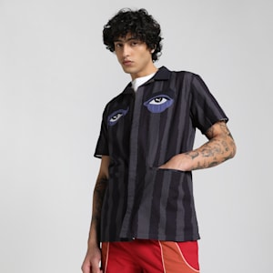 PUMA x KIDSUPER Relaxed Fit Shirt, New Navy, extralarge-IND