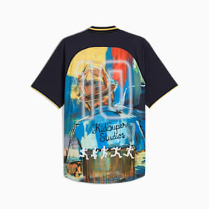 Maillot graphique PUMA x KIDSUPER Homme, New Navy, extralarge