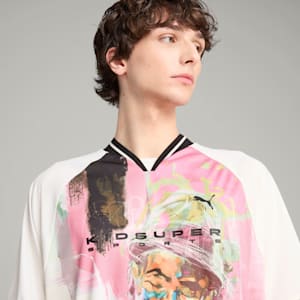 Maillot graphique PUMA x KIDSUPER Homme, Warm White, extralarge