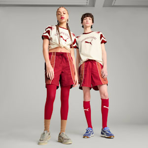 PUMA x KIDSUPER Men's Shorts, Dark Crimson, extralarge