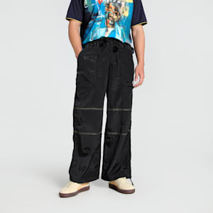 PUMA x KIDSUPER Men's Oversized Pants, PUMA Black, extralarge-IND
