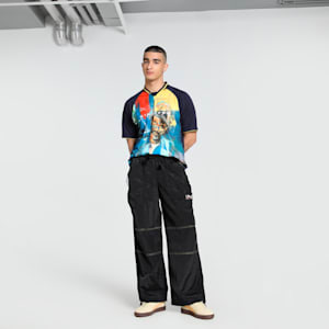 PUMA x KIDSUPER Men's Oversized Pants, PUMA Black, extralarge-IND