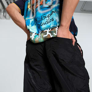 PUMA x KIDSUPER Men's Oversized Pants, PUMA Black, extralarge-IND