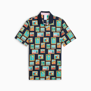 メンズ ゴルフ PUMA x ARNOLD PALMER フォト 半袖 ポロシャツ, Deep Navy, extralarge-JPN