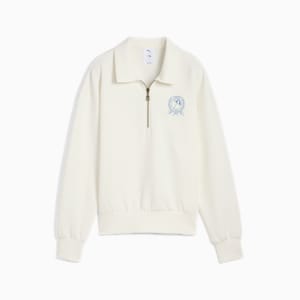 ウィメンズ ゴルフ PUMA x ARNOLD PALMER カラード クォータージップ トップス, Warm White, extralarge-JPN