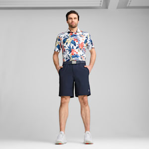 メンズ ゴルフ PUMA x PTC フローラル 半袖 ポロシャツ, White Glow, extralarge-JPN