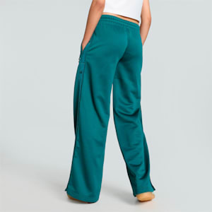 CLASSICS Popper Women's Relaxed Fit Pants, Cold Green, extralarge-IND